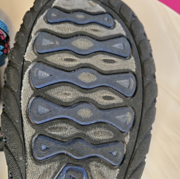 Sketchers, Women's Pink and Blue Sandals Size 12 - Picture 7 of 8